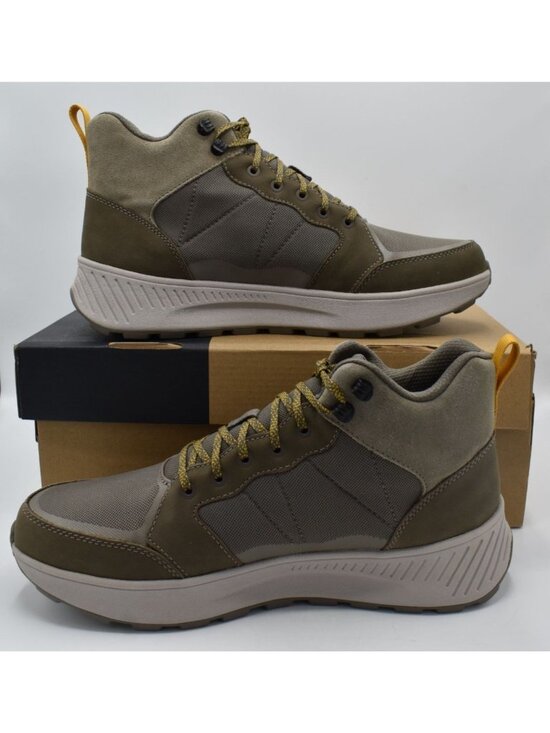 Teva Mens‎ Size 9.5 Ellwood Mid Rapid Proof Taupe Leather WP Hiking Boots main image 8